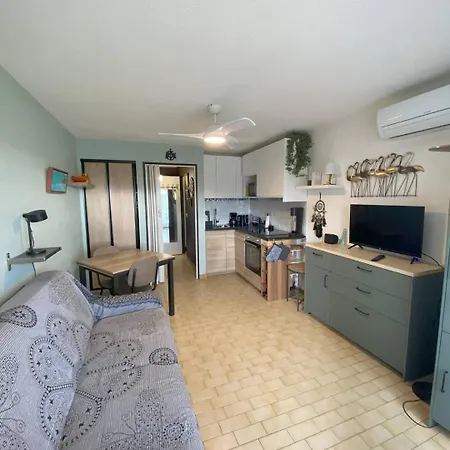 As24003-studio A 200m Plage-parking Prive